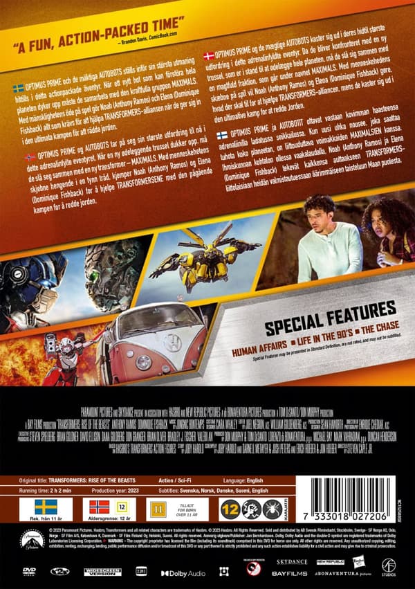 Transformers 7 - Rise of the beasts (DVD)