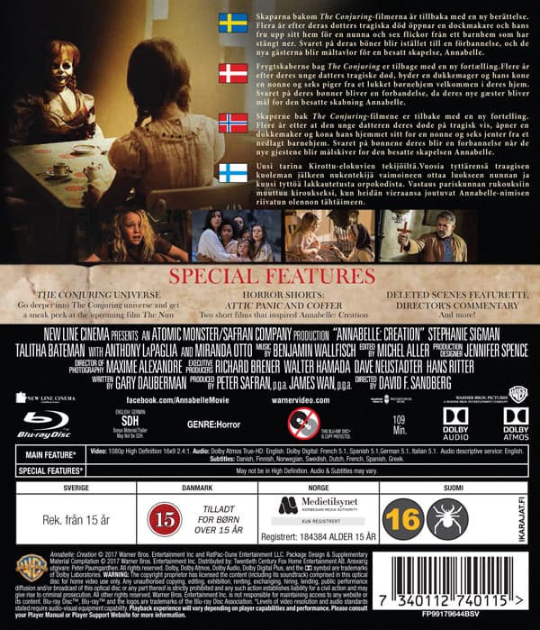 Annabelle 2 - Creation (Blu-ray)