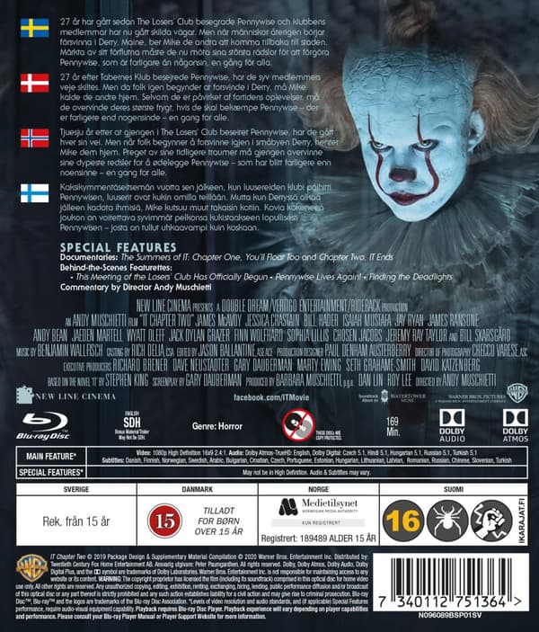 Det / Kapitel 2 (2019) (Blu-ray)