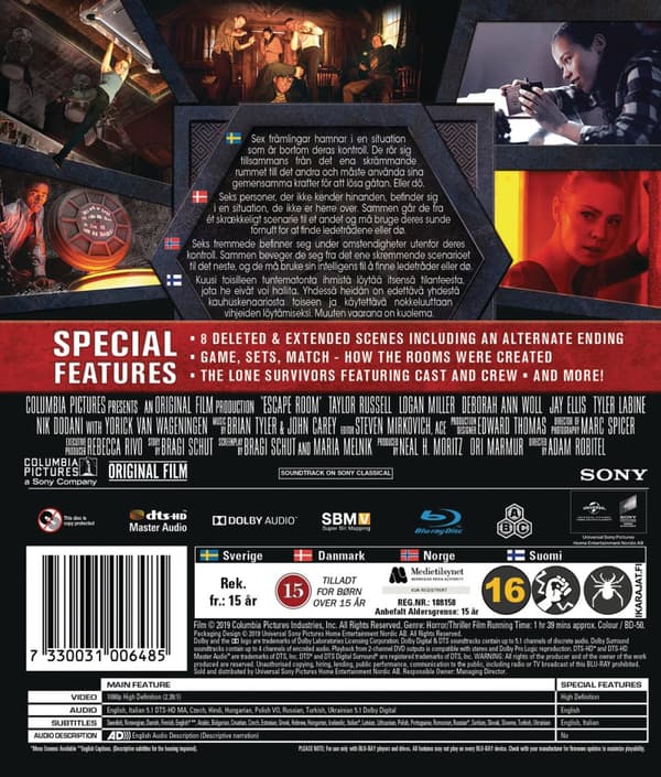 Escape room (Blu-ray)