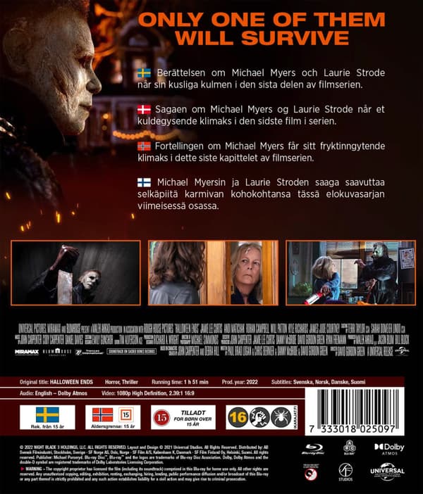 Halloween ends (Blu-ray)