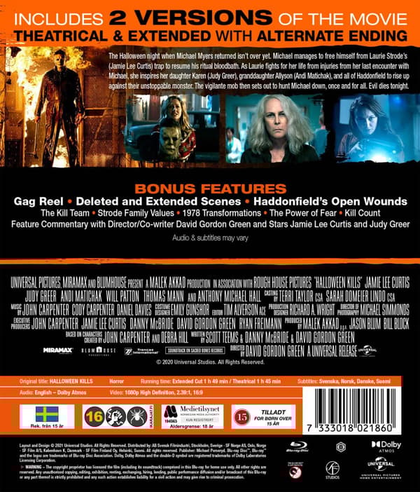 Halloween kills / Extended cut (Blu-ray)
