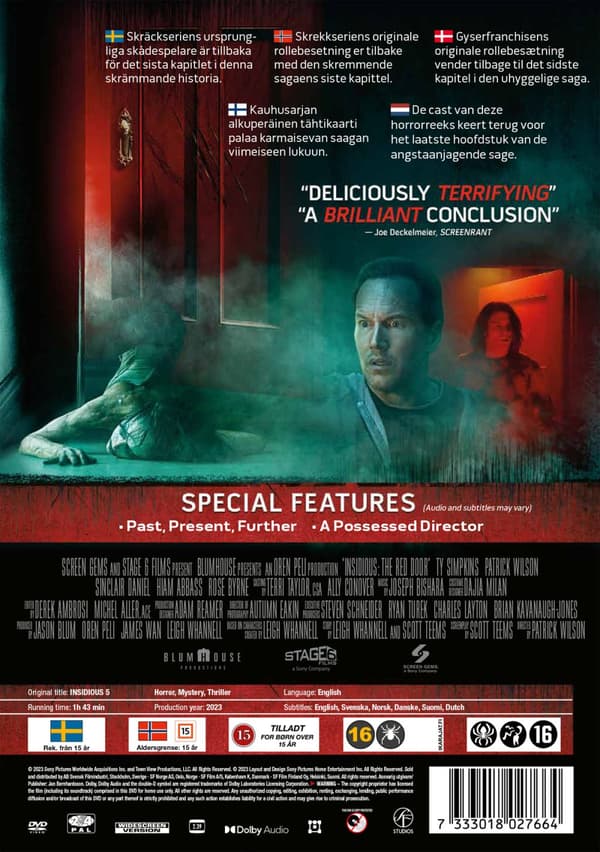 Insidious 5 - The red door (DVD)