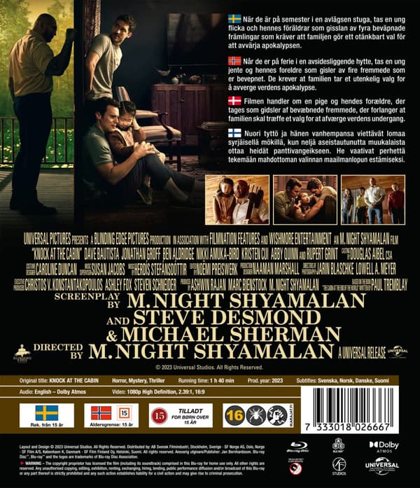 Knock at the cabin (Blu-ray)