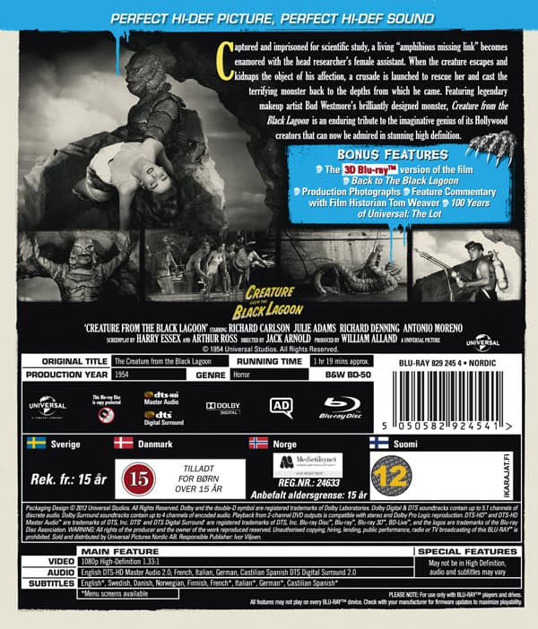 Monstret från svarta lagunen (Blu-ray)