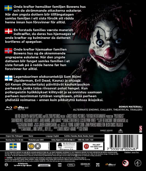 Poltergeist 2015 / Extended cut (Blu-ray)