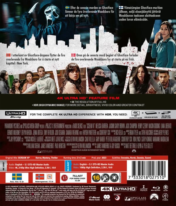 Scream 6 (4K Ultra HD + Blu-ray)
