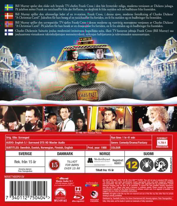 Scrooged - Spökenas hämnd (Blu-ray)