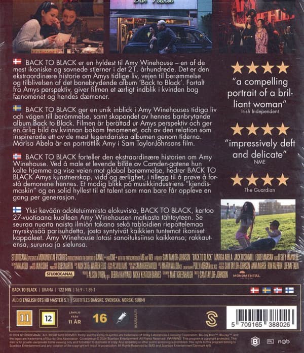 Back to Black / Amy Winehouse (Blu-ray)