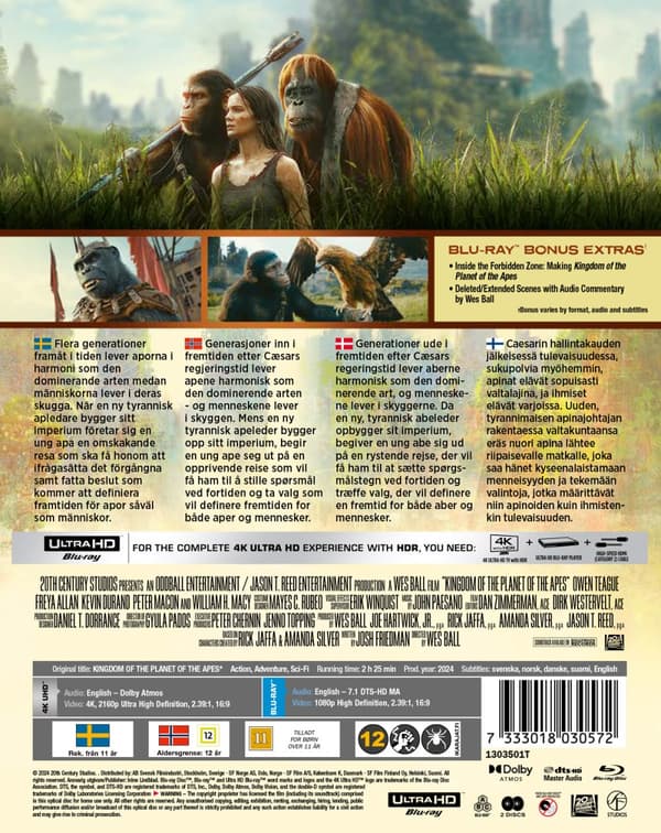 Kingdom of the Planet of the Apes -Ltd Steelbook (4K Ultra HD + Blu-ray)