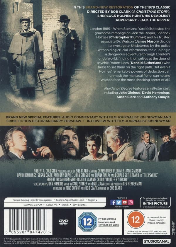 Sherlock Holmes / En studie i skräck (Ej sv text (DVD)