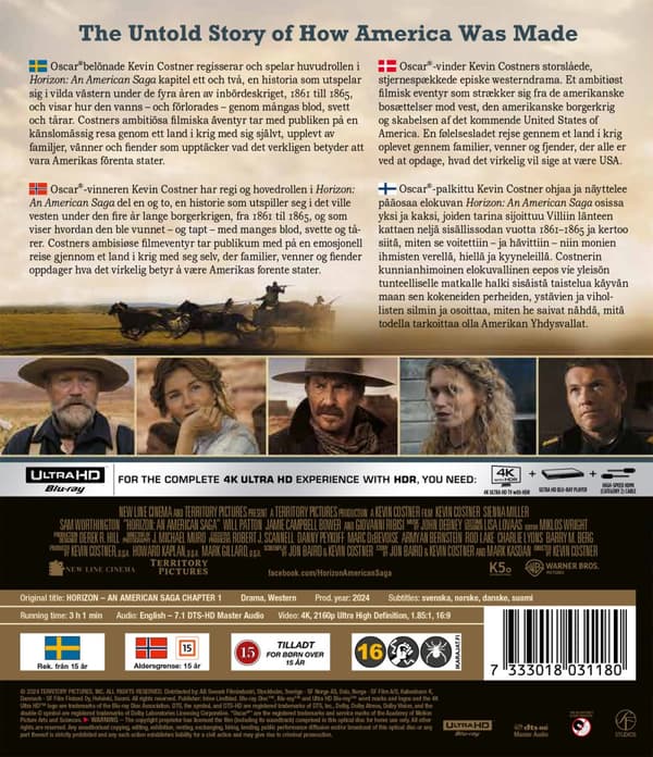 Horizon: An American Saga - Kapitel 1 (4K Ultra HD)