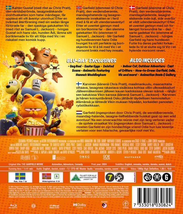 Katten Gustaf - Filmen (Blu-ray)
