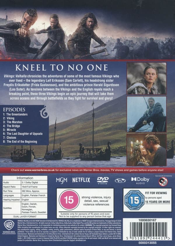 Vikings Valhalla / Säsong 1 (DVD)
