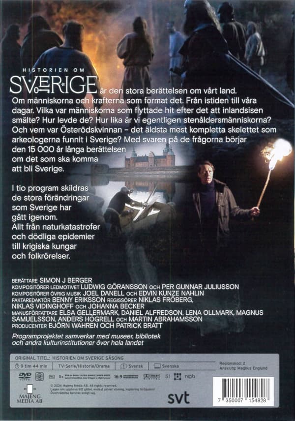 Historien om Sverige / Hela serien (5 DVD)
