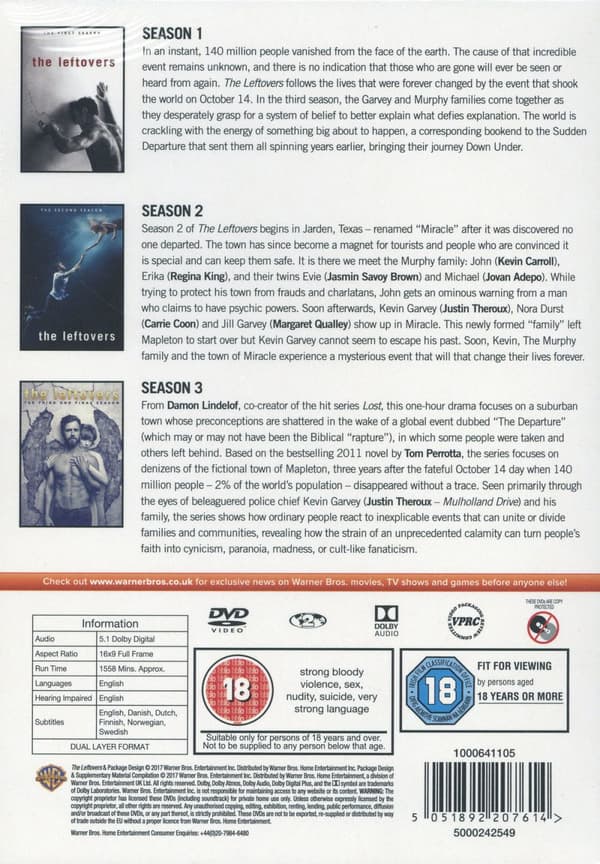 The Leftovers / Complete series (9 DVD)