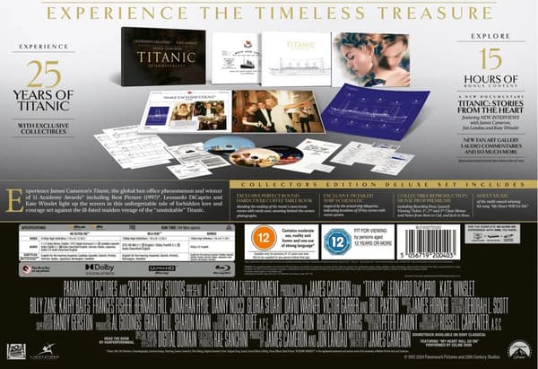 Titanic / Ltd Collectors Edition Deluxe Set (4K Ultra HD + 2 Blu-ray)