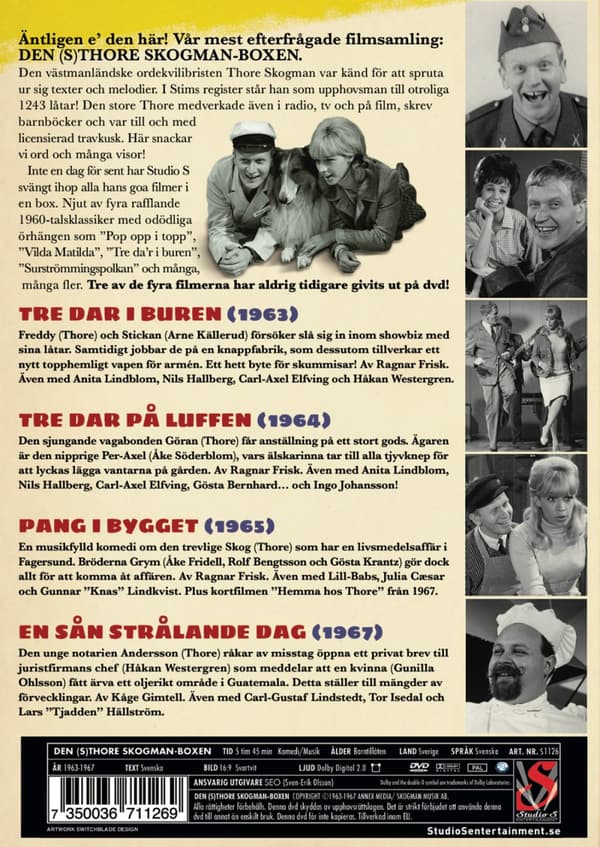 Den (S)Thore Skogmanboxen (4 filmer) (4 DVD)