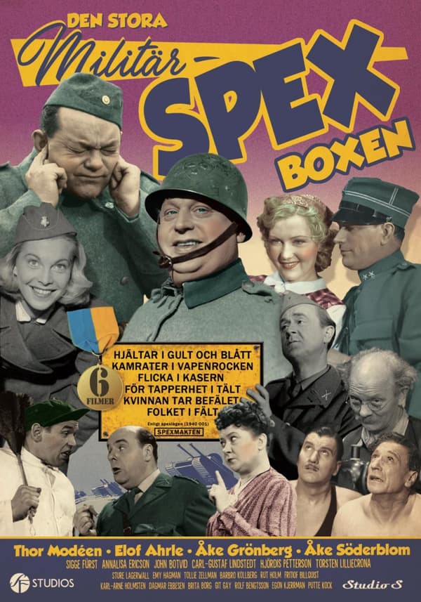 Den stora militär-spexboxen (6 filmer) (6 DVD)