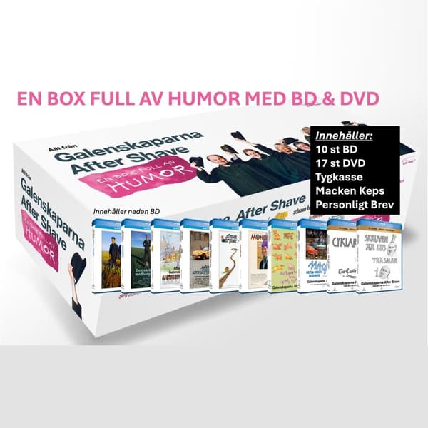 Galenskaparna - En box full av humor (10 Blu-ray + 17 DVD)