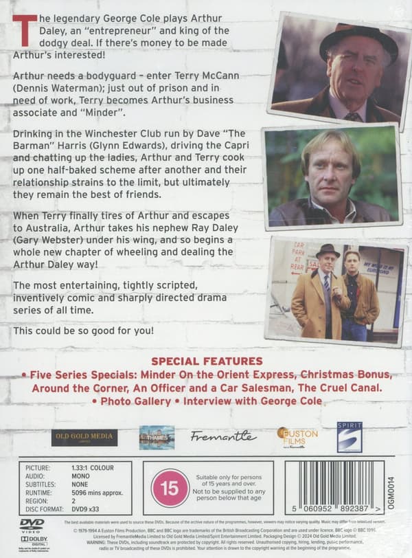Minder / Complete collection (Ej text) (33 DVD)