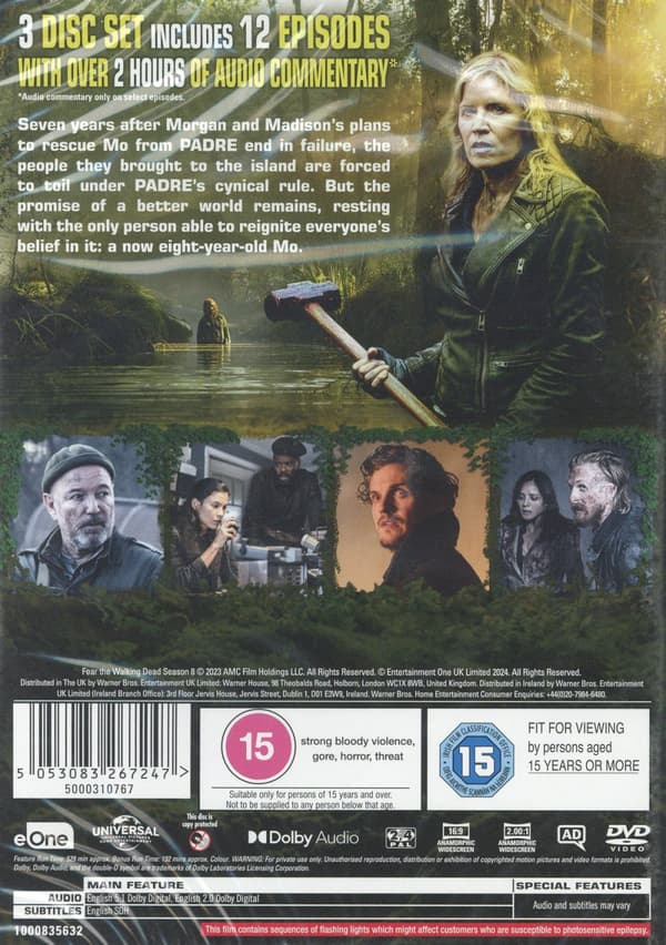 Fear the walking dead / Säsong 8 (Ej sv text) (3 DVD)