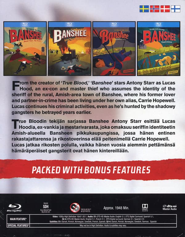 Banshee / Complete series (15 Blu-ray)