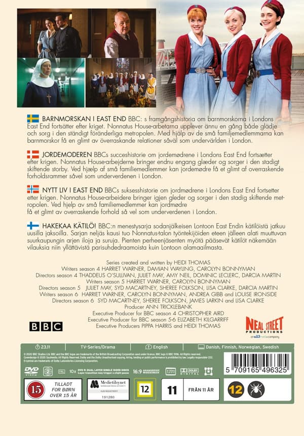 Barnmorskan i East End: Säsong 4-6 (10 DVD)
