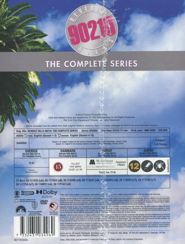 Beverly Hills 90210 / Complete series (71 DVD)