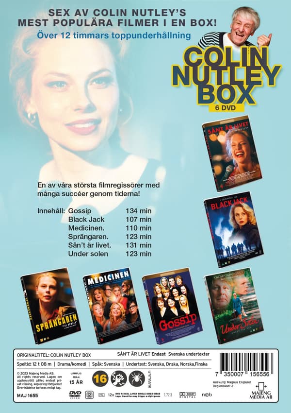 Colin Nutley Box (6 filmer) (6 DVD)