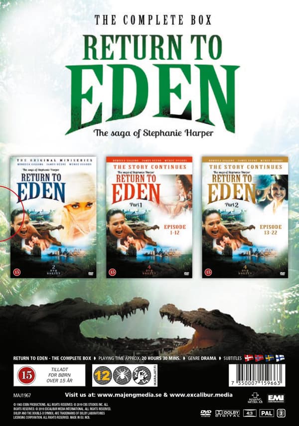 Tillbaka till Eden - The Complete Box (10 DVD)