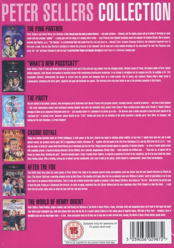 Peter Sellers Collection 5-Film Box (6 DVD)