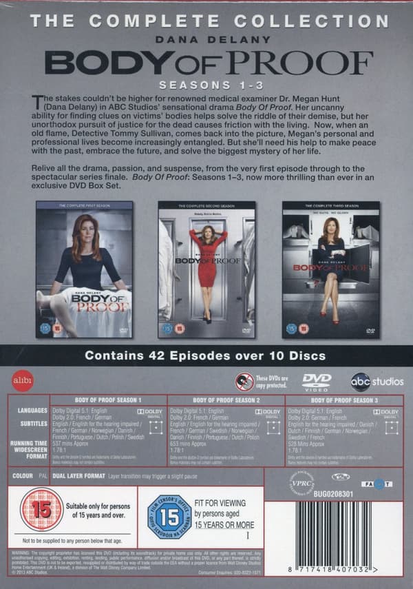 Body of proof / Säsong 1-3 (10 DVD)