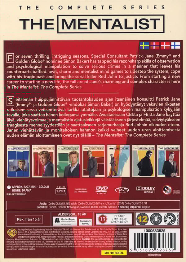 Mentalist / Complete series (34 DVD)