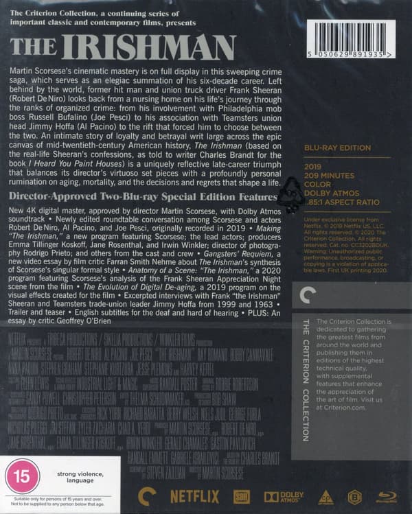 The Irishman (Ej svensk text) (2 Blu-ray)