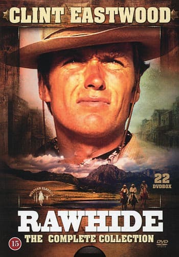 Clint Eastwood / Rawhide (Hela serien) (22 DVD)