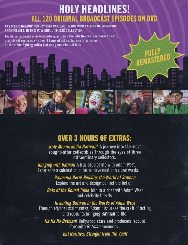 Batman / Original series 1-3 (Ej svensk text) (18 DVD)
