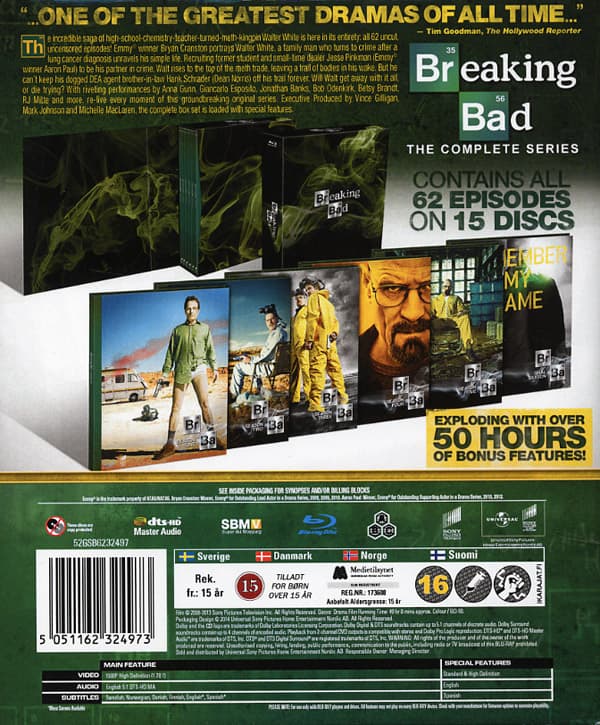 Breaking bad / Complete series (15 Blu-ray)