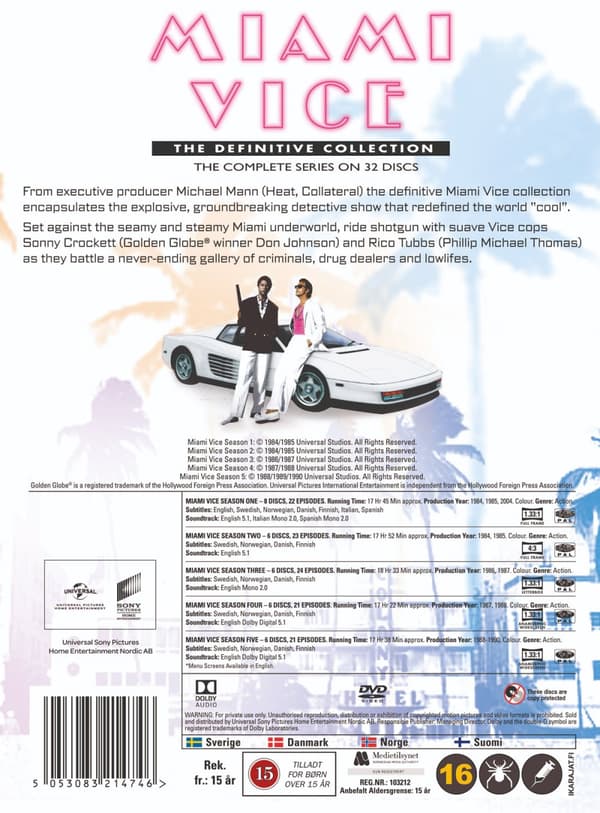 Miami Vice / Complete series (32 DVD)
