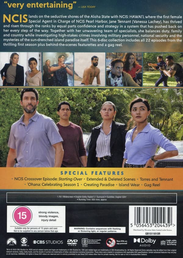 NCIS: Hawai'i / Säsong 1 (Ej svensk text) (6 DVD)