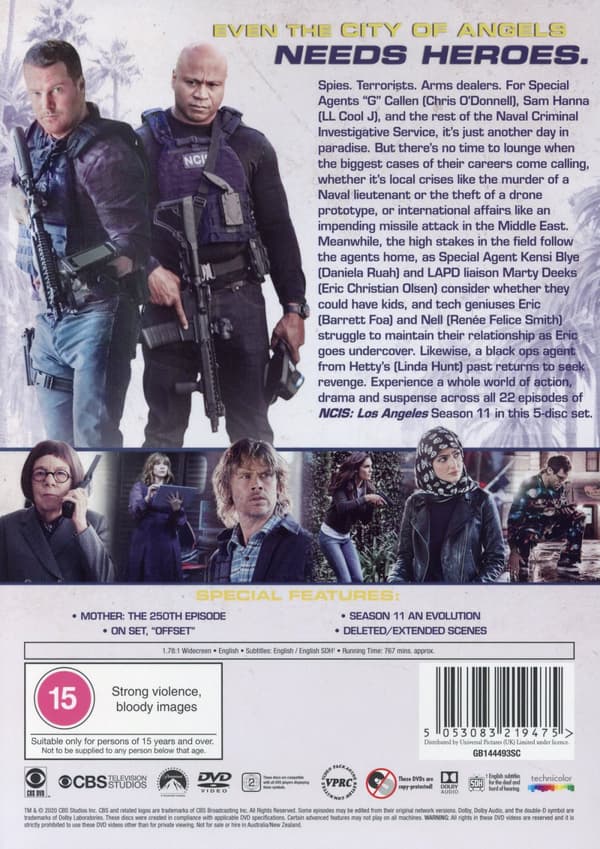 NCIS Los Angeles / Säsong 11 (Ej textad) (5 DVD)
