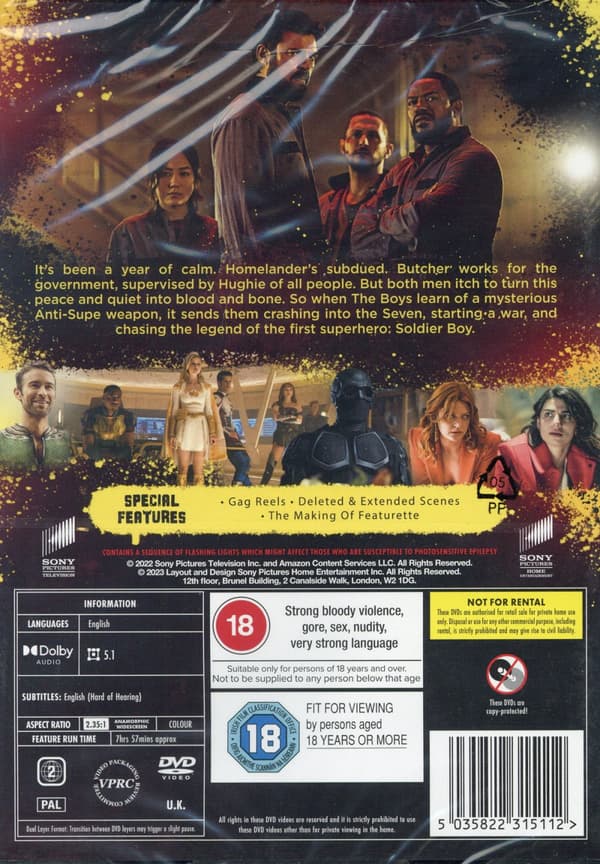 The Boys / Säsong 3 (Ej svensk text) (DVD)