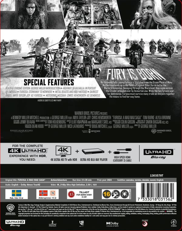 Mad Max 5 - Furiosa: A Mad Max Saga - Ltd Steelb (4K Ultra HD)