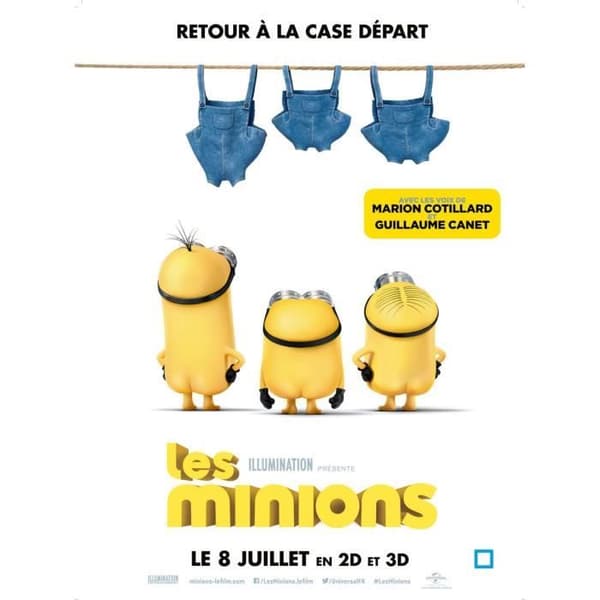 Blu-Ray Minions + Despicable Me 1 & 2
