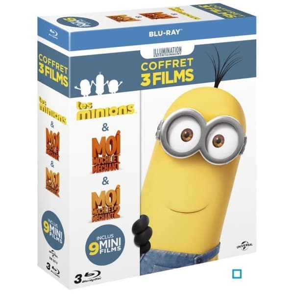 Blu-Ray Minions + Despicable Me 1 & 2
