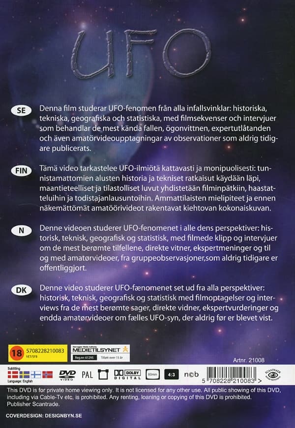 UFO / A special dossier with new insights (DVD)