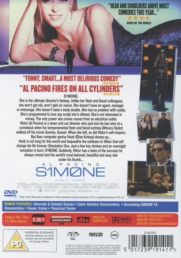 Simone (Ej svensk text) (DVD)