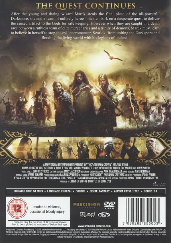 Mythica/The iron crown (Ej svensk text) (DVD)
