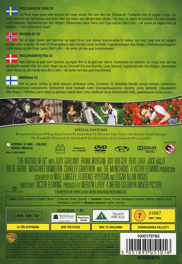 Trollkarlen från Oz (DVD)