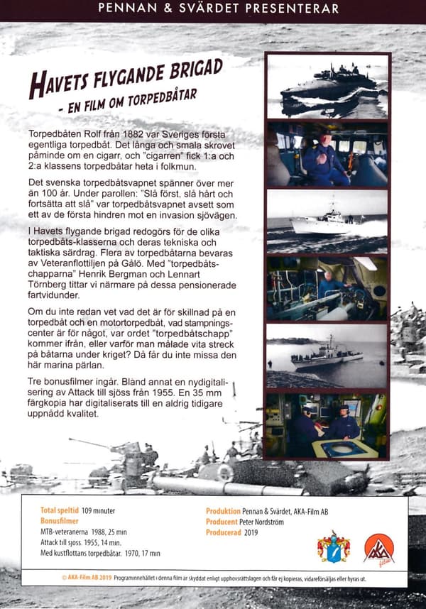 Havets flygande brigad - en film om torpedbåtar (DVD)